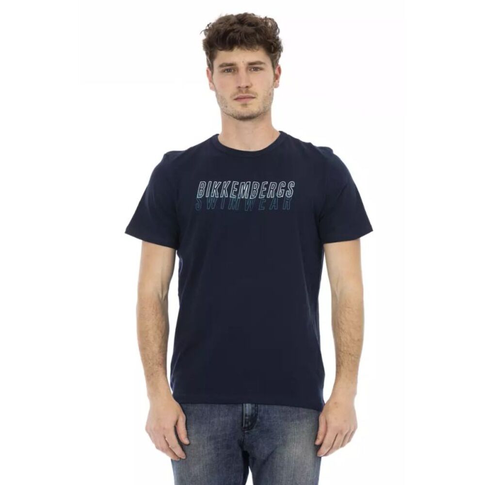 Bikkembergs Black Cotton Men Men's T-Shirt